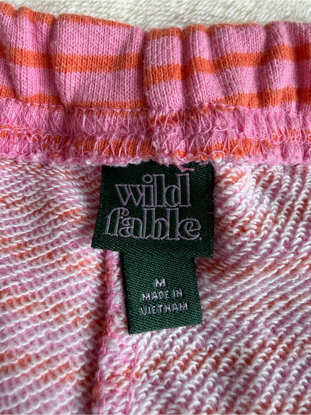 Wild Fable Striped Lounge Bralette & Short Set - Picture 4 of 5